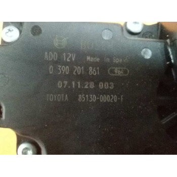 Recambio de motor limpia trasero para toyota yaris (ksp9/scp9/nlp9) básico referencia OEM IAM 851300D020 0390201861 