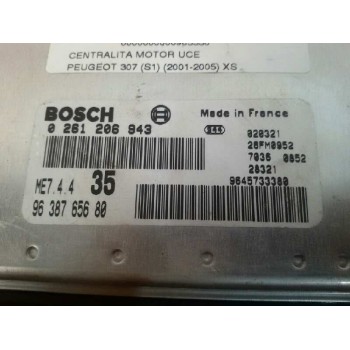 Recambio de centralita motor uce para peugeot 307 (s1) xs referencia OEM IAM 13579523 0261206943 