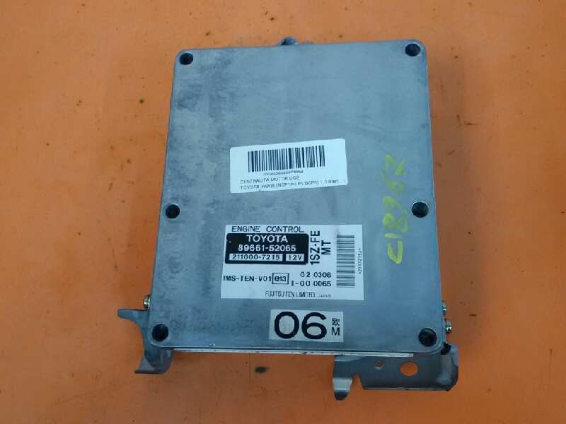 Recambio de centralita motor uce para toyota yaris (ncp1/nlp1/scp1) 1.0 start referencia OEM IAM 8966152075 2110007215 