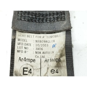 Recambio de cinturon seguridad delantero izquierdo para honda accord berlina (cl/cn) 2.2 ctdi referencia OEM IAM NSB098GL08  