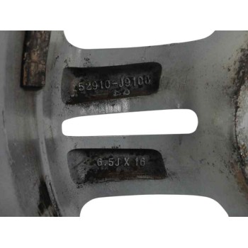 Recambio de llanta para hyundai kona 1.0 tgdi cat referencia OEM IAM 52910J9100 6,5JX16 OFFSET44 5H 5X114