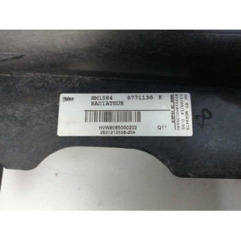 Recambio de radiador agua para volkswagen crafter caja cerrada 2.0 tdi referencia OEM IAM 2E0121253B HVW9065000202 9065000202