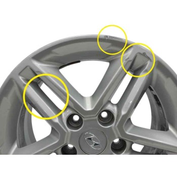 Recambio de llanta para hyundai kona 1.0 tgdi cat referencia OEM IAM 52910J9100 6,5JX16 OFFSET44 5H 5X114