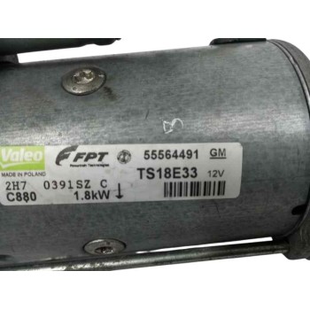 Recambio de motor arranque para opel corsa d 1.3 16v cdti referencia OEM IAM 55564491 TS18E33 